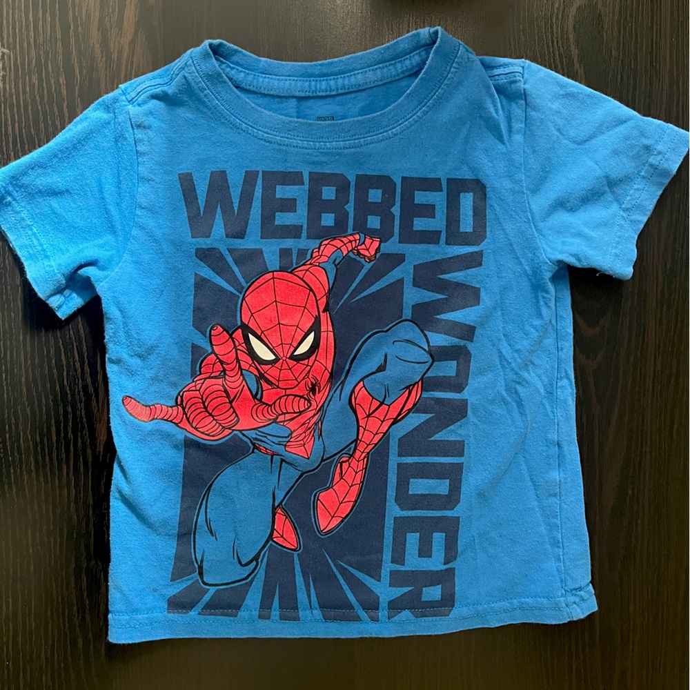 Marvel Spiderman Webbed Wonder 3T shortsleeved T-shirt